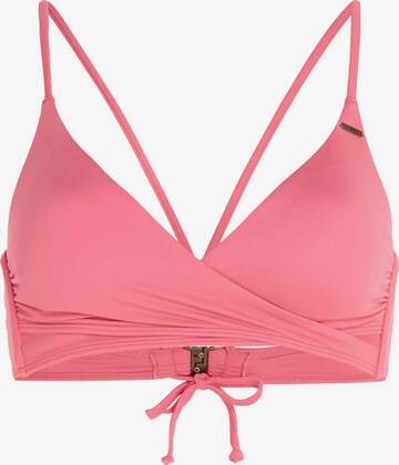 O'NEILL Triangel Bikinitop 'Baay' in Roze: voorkant