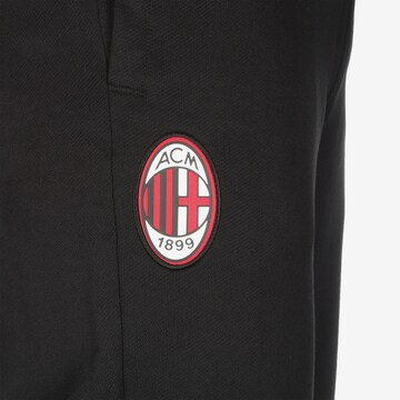 Effilé Pantalon de sport 'AC Mailand' PUMA en noir