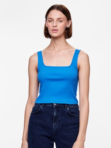 PIECES Top 'NUKISA' in Blau: Vorderseite