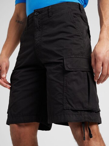 JACK & JONES Loose fit Cargo trousers 'Cole Tucker' in Black