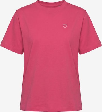 Kleinigkeit Tričko 'Love' – pink: přední strana
