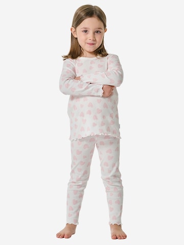 SCHIESSER Pajamas in White: front