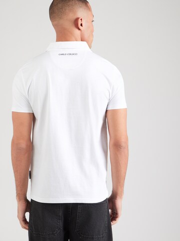 Carlo Colucci Μπλουζάκι σε λευκό: πίσω