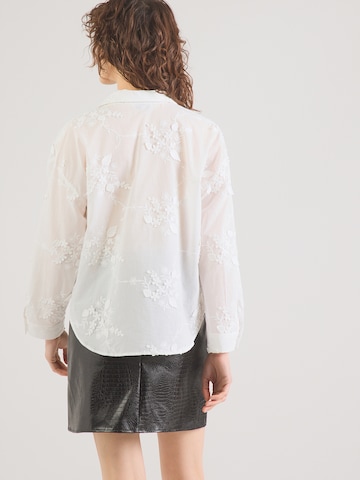 MORE & MORE Bluse in Weiß