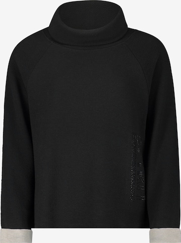 Betty Barclay Sweatshirt mit hohem Kragen in Schwarz: predná strana