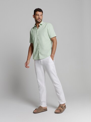 No Excess Regular fit Overhemd in Groen