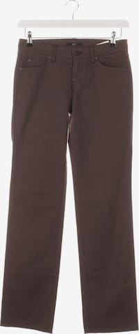 BOSS Black Pants in S x 34 in Brown: front
