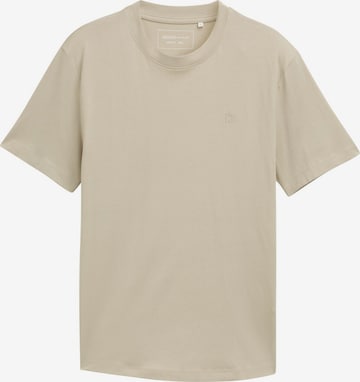 TOM TAILOR DENIM Shirt in Beige: front