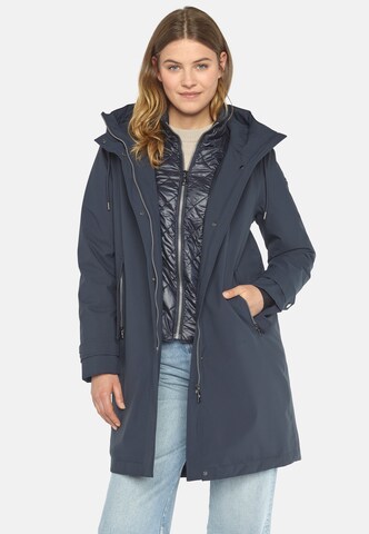 Fuchs Schmitt Between-seasons coat in Blue: front
