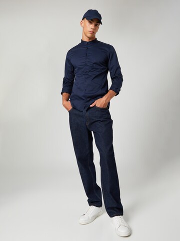 Coupe regular Chemise 'Tristan' Guido Maria Kretschmer Men en bleu