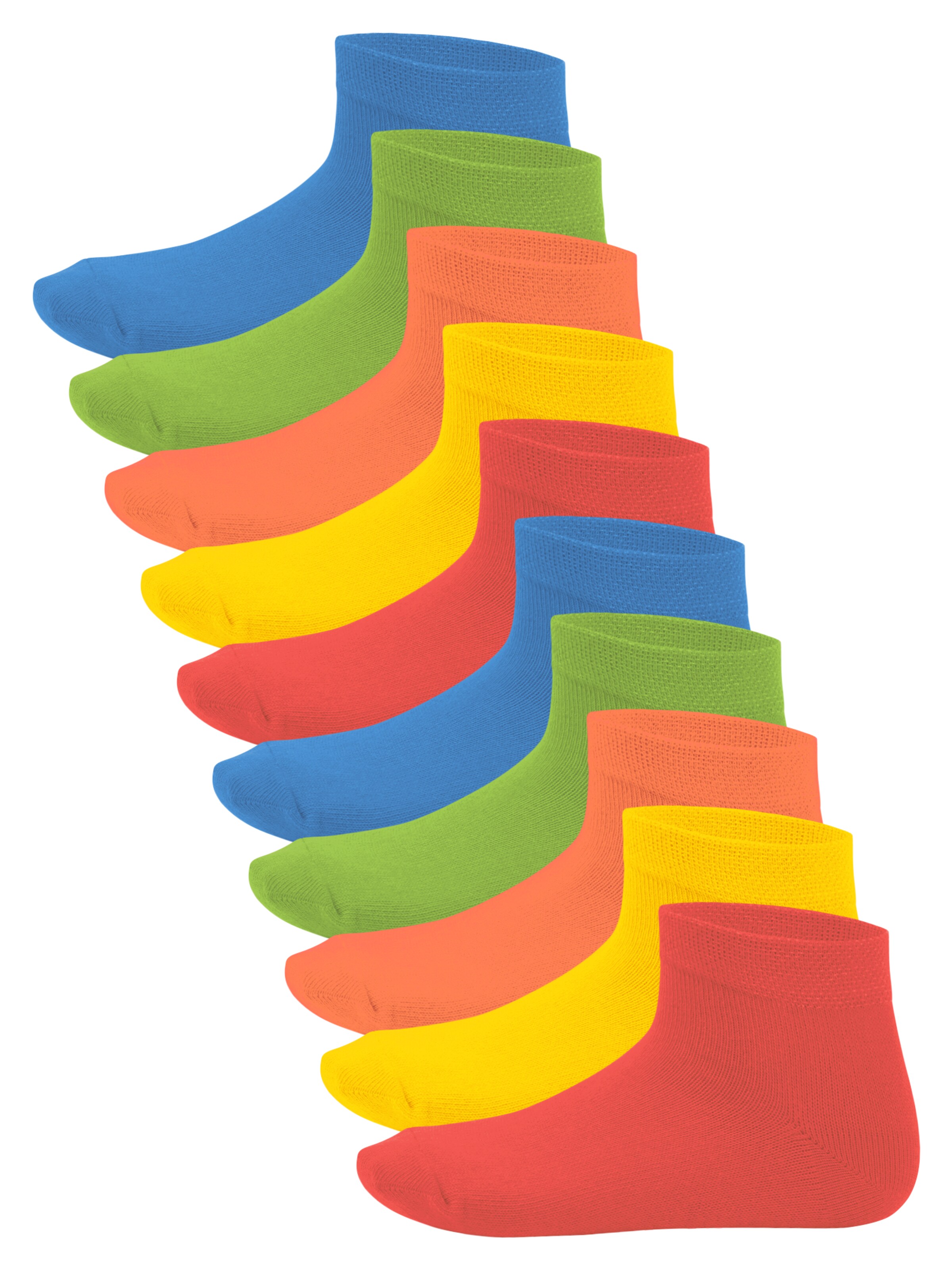 footstar Socks 'EVERYDAY!' in Red: front