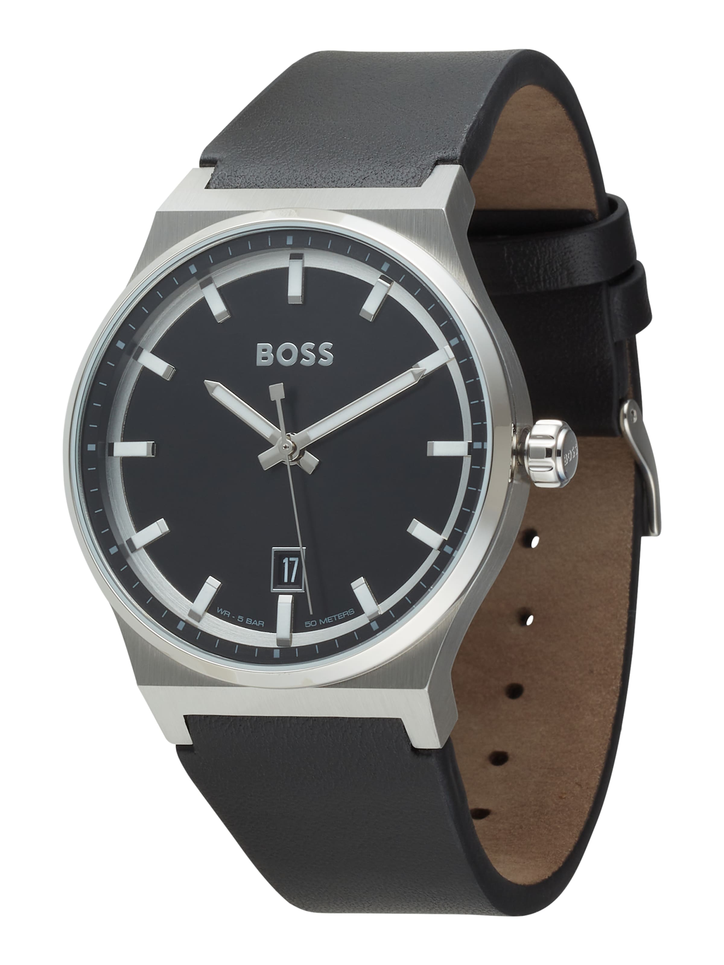 BOSS Analógové hodinky 'CANDOR' - Čierna: predná strana