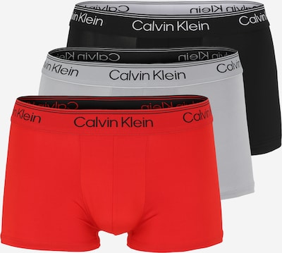 Calvin Klein Underwear Bokserice u siva / crvena / crna, Pregled proizvoda