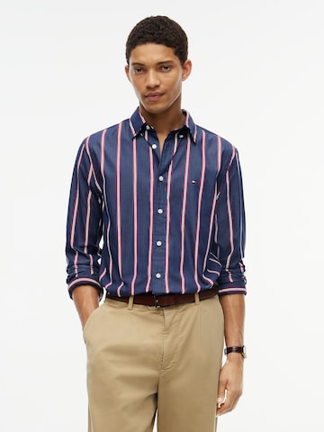 TOMMY HILFIGER Regular fit Button Up Shirt in Blue: front