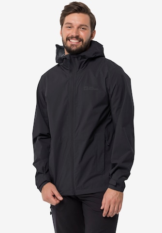 JACK WOLFSKIN Outdoor jacket in Grey: front