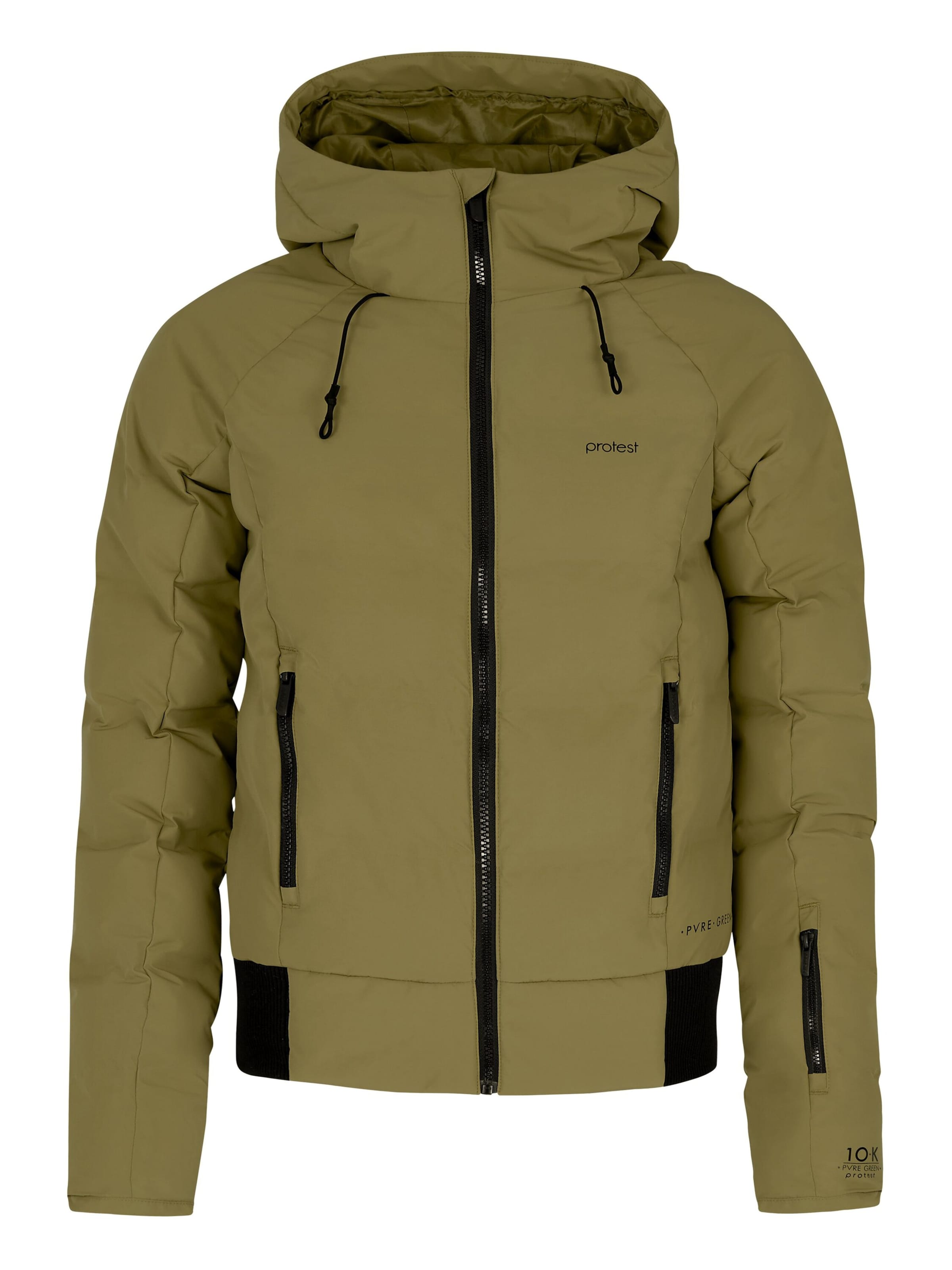 PROTEST Athletic Jacket 'PRTALYSUMI' in Green: front