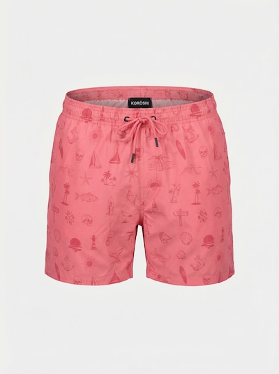 KOROSHI Badshorts i L i hallon, Produktvy