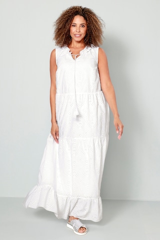 MIAMODA Dress in White: front