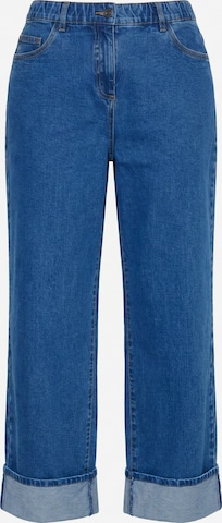 Ulla Popken Wide leg Jeans in Blue: front