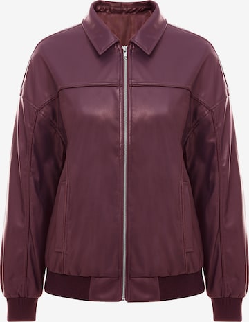 Veste mi-saison Imily Bela en rouge : devant