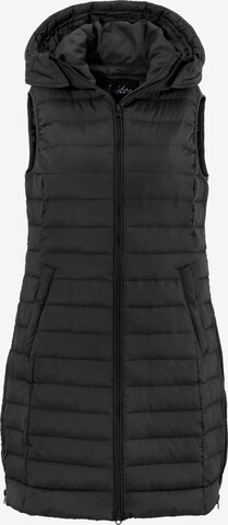 Aniston CASUAL Vest in Black: front