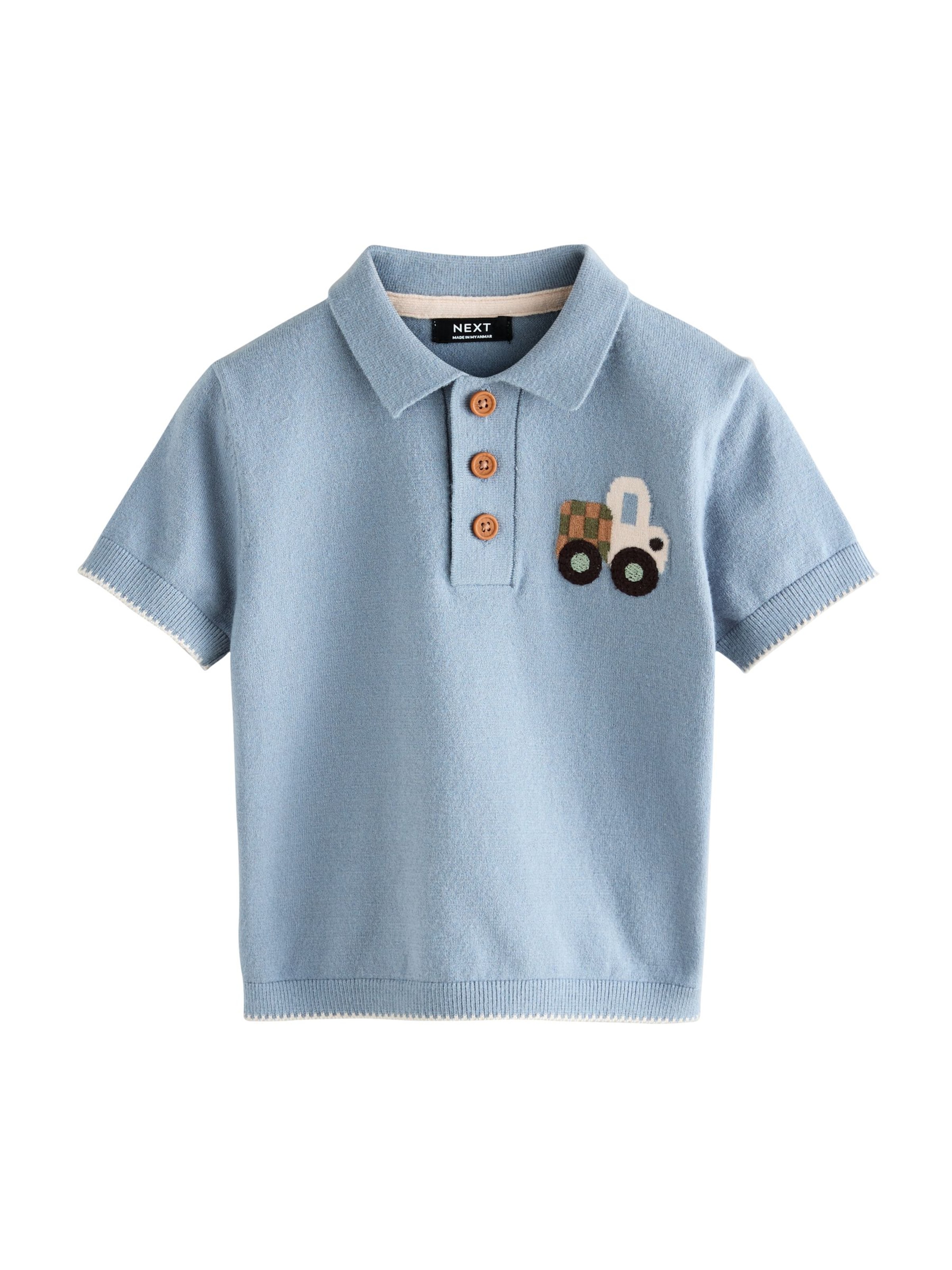 Next - Camisola em azul: frente