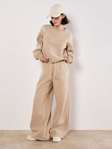 Sweat-shirt ' ' Apricot en beige
