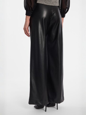 Ana Alcazar Wide leg Broek 'Enora' in Zwart