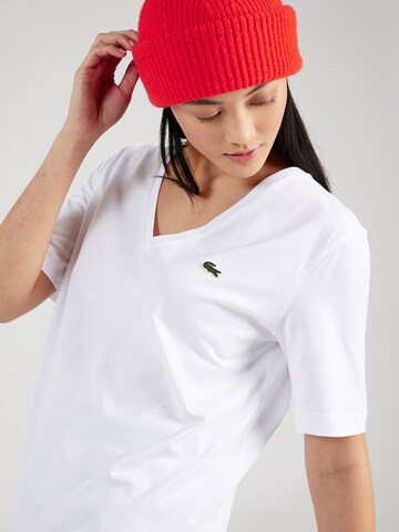 LACOSTE Tričko – bílá