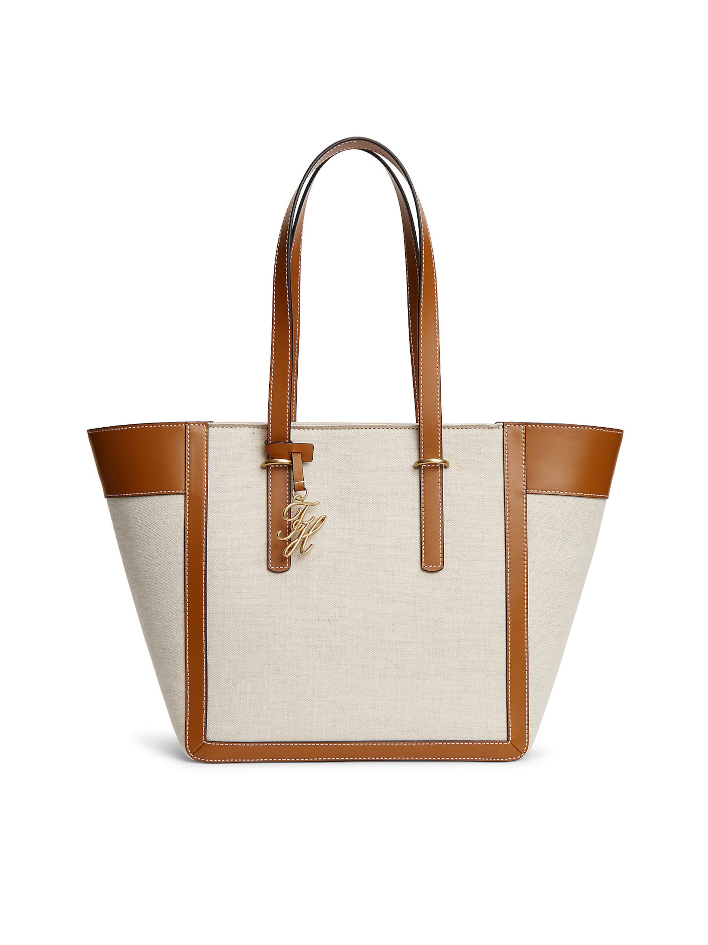 TOMMY HILFIGER Shopper in Beige: Vorderseite