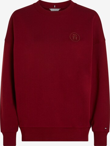 Sweat-shirt TOMMY HILFIGER en rouge : devant