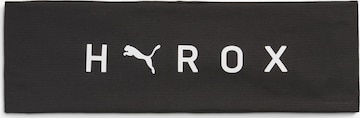 PUMA Sweatband 'Puma x Hyrox' in Black: front