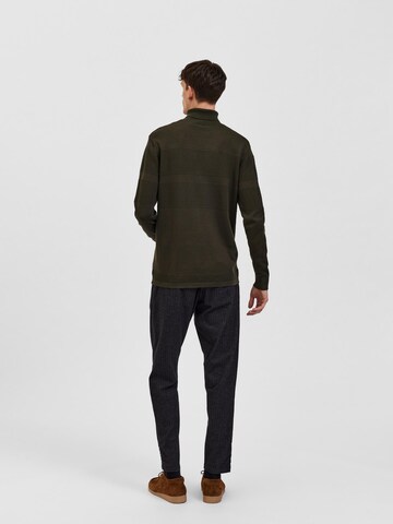 SELECTED HOMME Trui 'Maine' in Groen