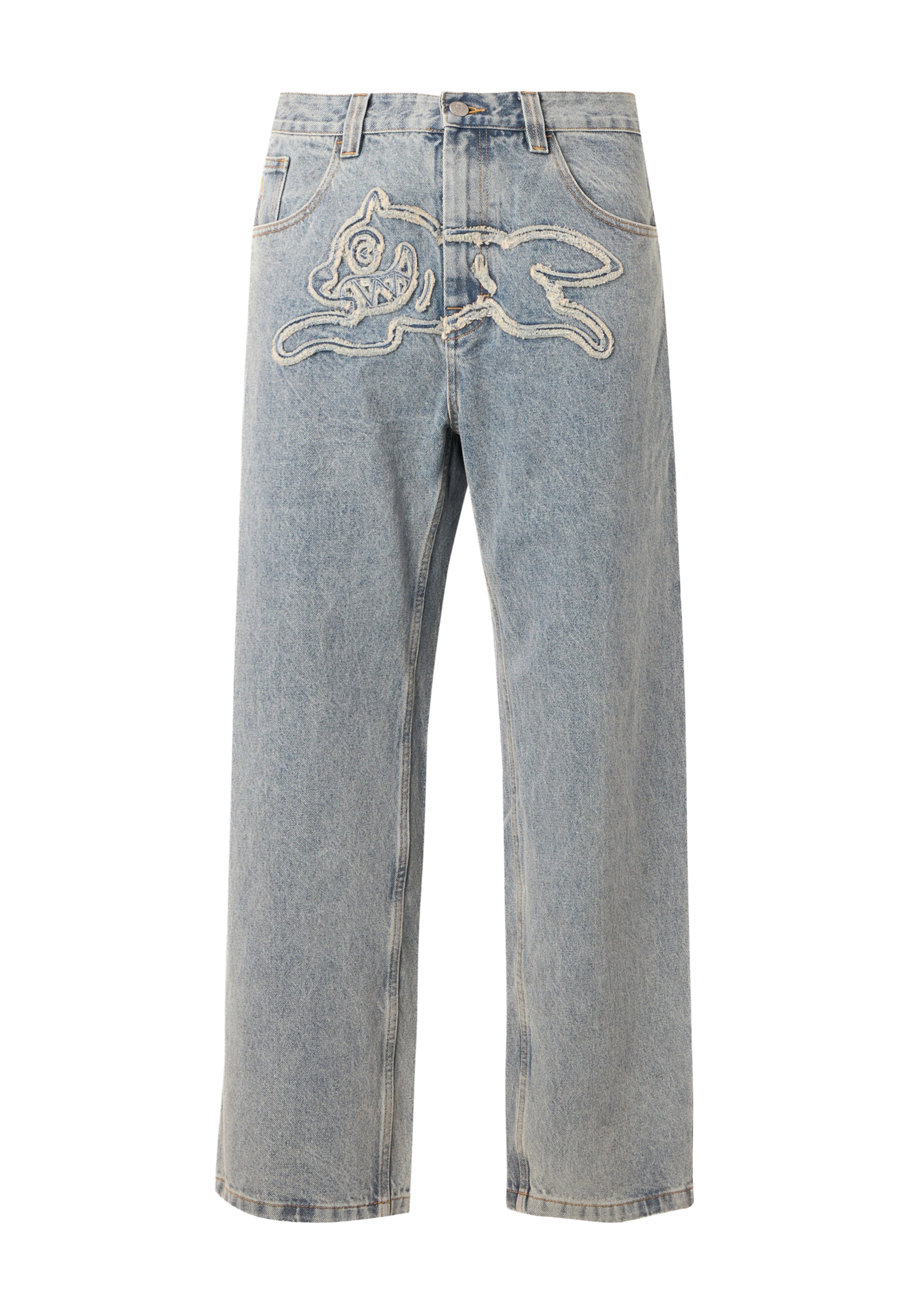 Regular Jeans de la Billionaire Boys Club pe albastru: față