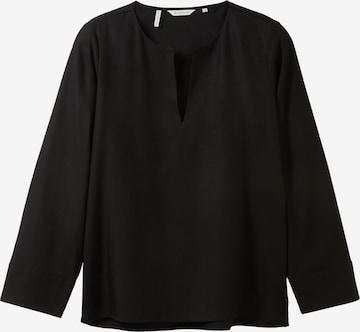 TOM TAILOR Bluse in Schwarz: predná strana