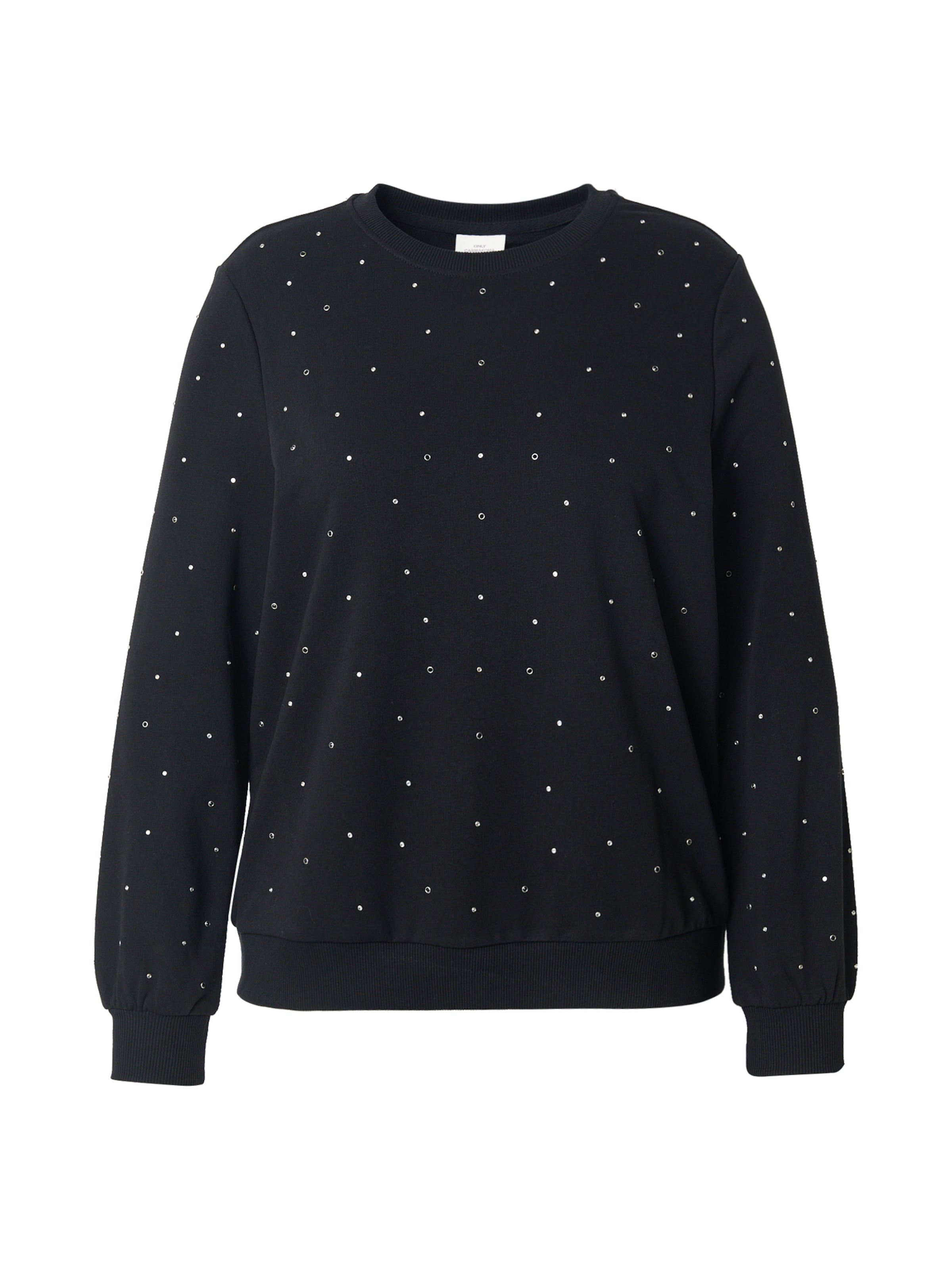 ONLY Carmakoma - Sudadera 'CARGLOBE' en negro: frente
