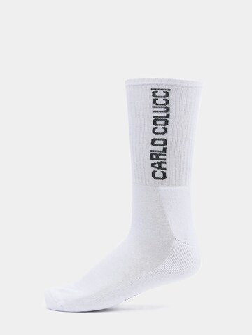 Carlo Colucci Socken in Schwarz