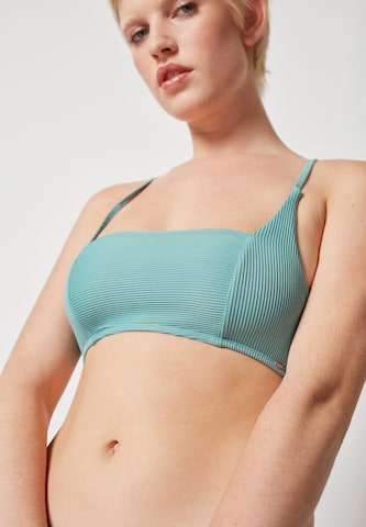 Bustier Hauts de bikini Skiny en bleu : devant