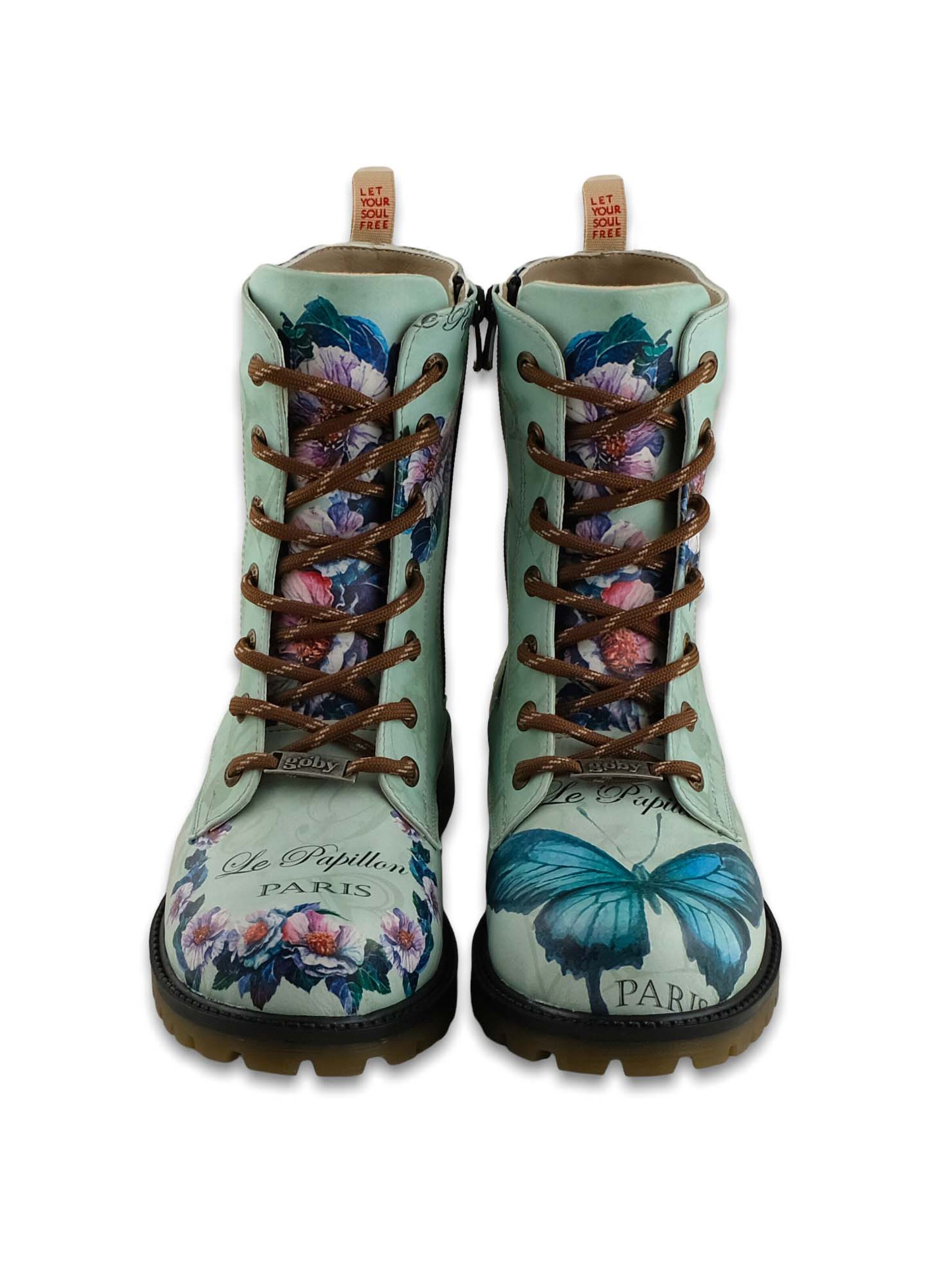 Goby Lace-up boot 'Women's shoes Goby Ankle boots WMAT116' in Blue