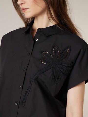 Chemisier ' ISAELA ' Deeluxe en noir