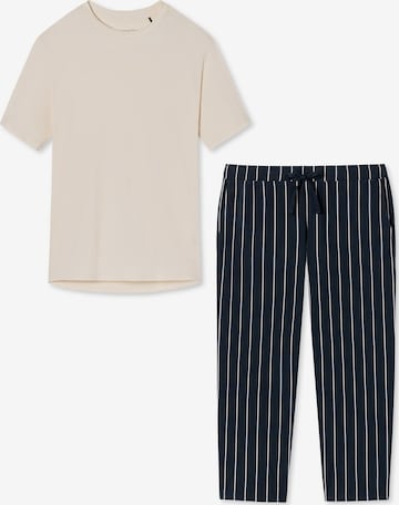 SCHIESSER Pyjama 'Organic Cotton' in Mischfarben: Vorderseite