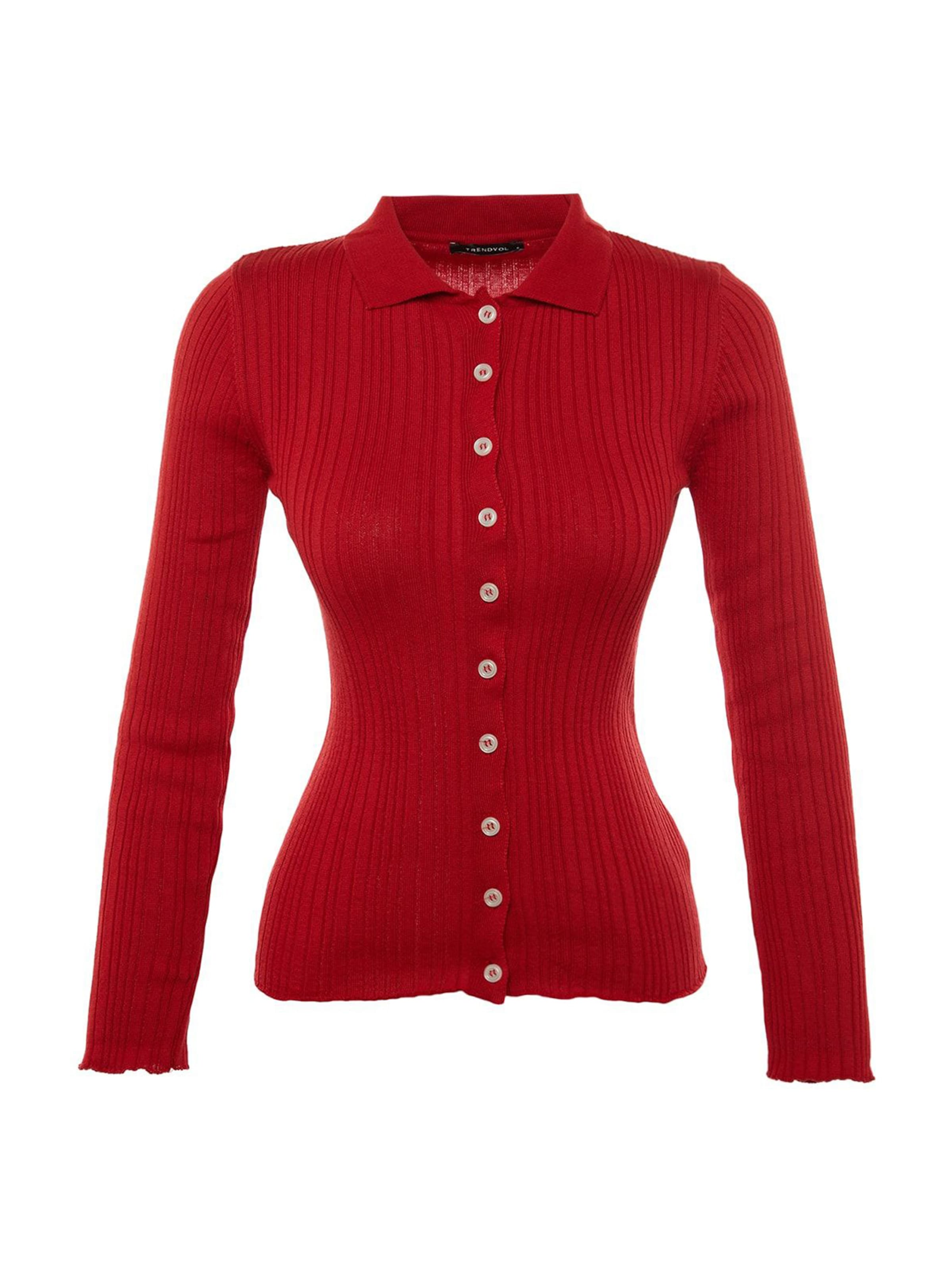 Trendyol Kardigan w kolorze czerwony: przód