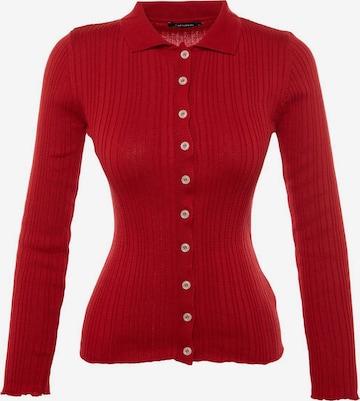 TrendyolKardigan - crvena boja: prednji dio