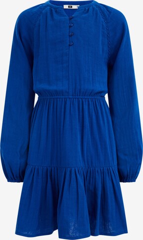 WE Fashion Dress in Blue: front