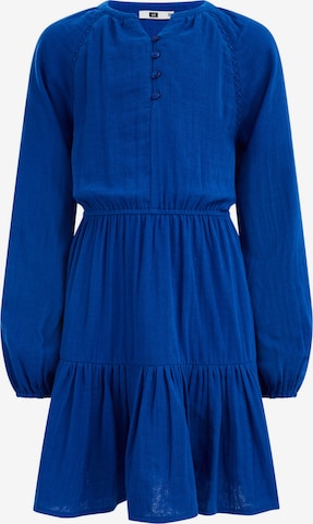 WE Fashion - Vestido em azul: frente