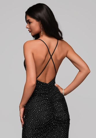 Ombre Avondjurk in Zwart