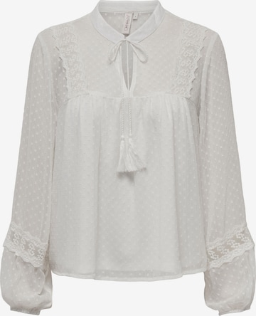 ONLY - Blusa 'TESSA' en blanco: frente