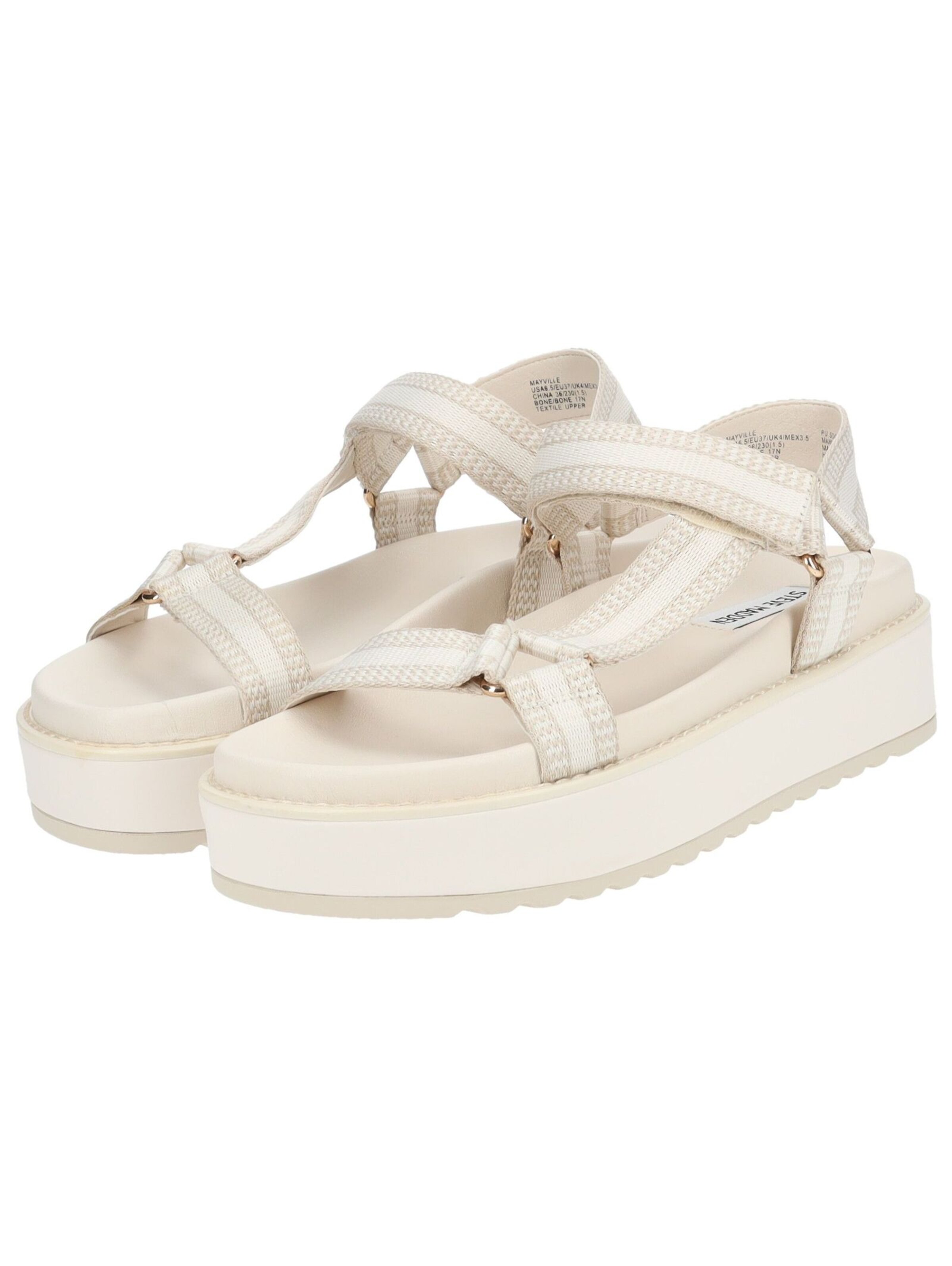 STEVE MADDEN Strap Sandals in Beige