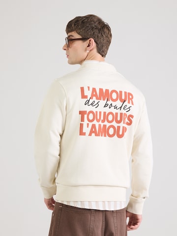 JACK & JONES Sweatshirt 'JORFURORE' i hvid: forside