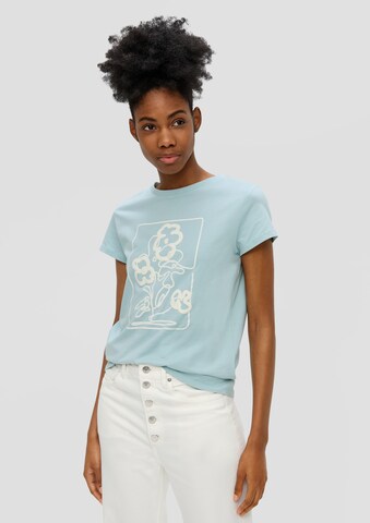 QS T-Shirt in Grün: Vorderseite